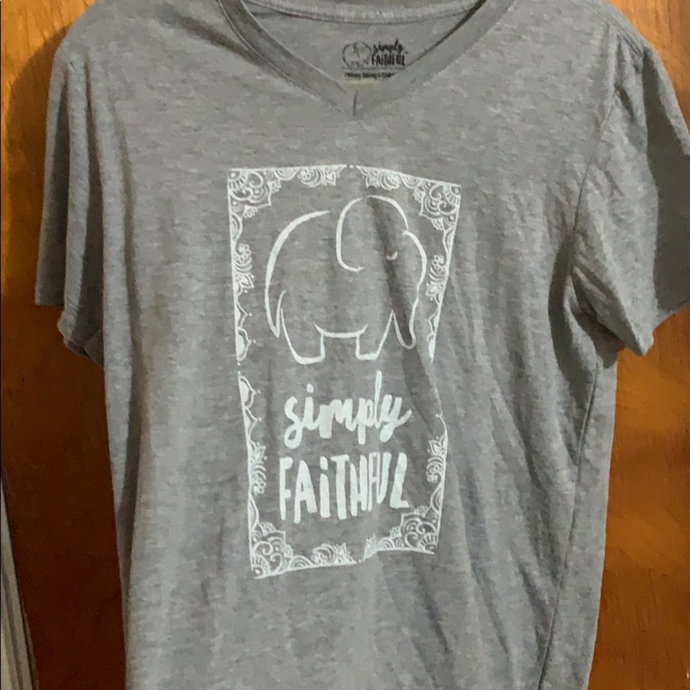 Soft Gray Elephant T-shirt